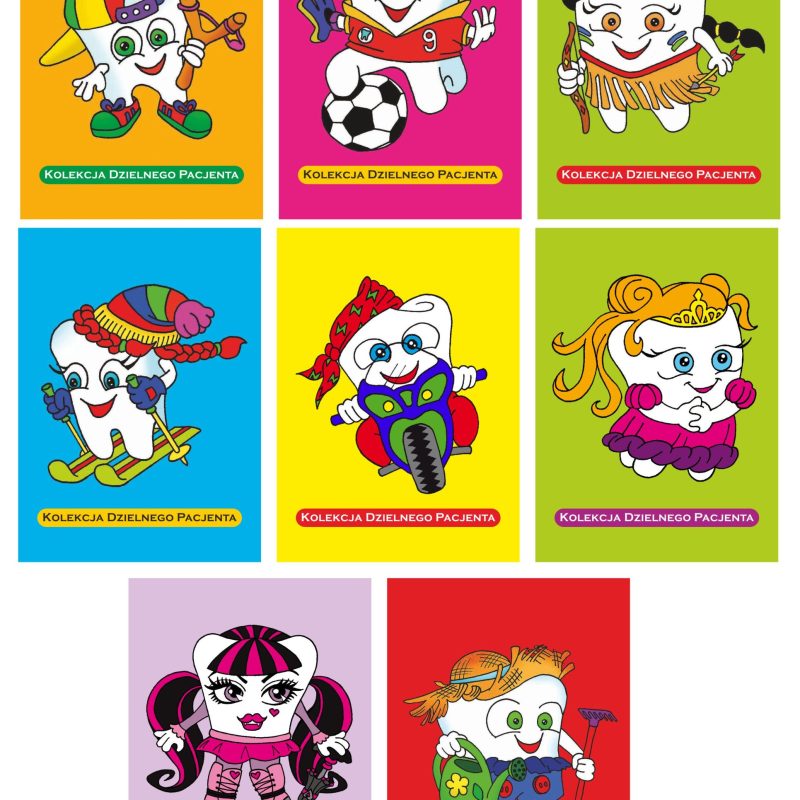 Kolekcja pocztówek ząbki 40