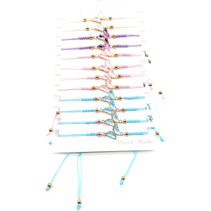regulowane bransoletki kryształkowe motylki