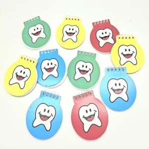 notesiki kołowe z ząbkami