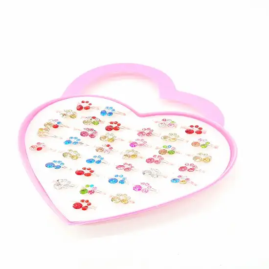 pierścionki dla dzielnych Pacjentek z kryształkami