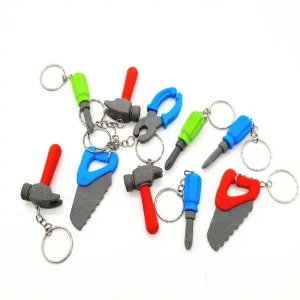 Breloki narzędzia silikonowe kolorowe